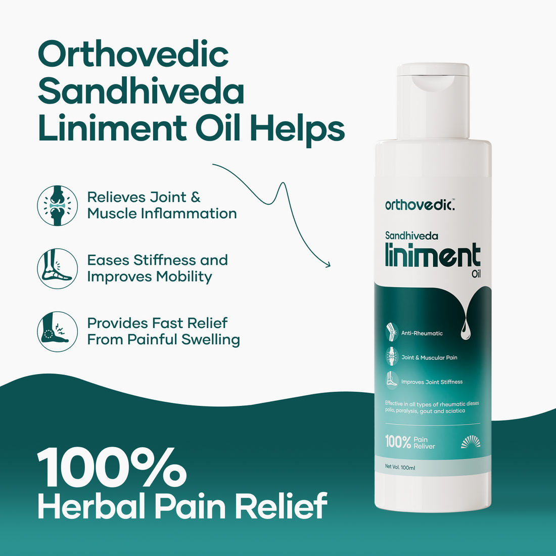 Sandhiveda Liniment Oil (100ml)